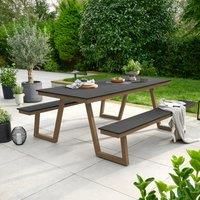 Norfolk Collection Norfolk Leisure Heydon Wood Look 200X170Cm Picnic Bench, Brown