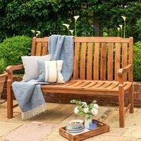 Norfolk Leisure Beeley 150cm Bench Acacia Wood Teak Look
