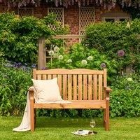 Norfolk Leisure Mayfield 120cm Bench Acacia Wood Teak Look