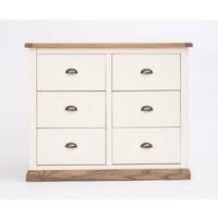 Tropea 6 Drawer Chest of Drawers Brass Cup Handle