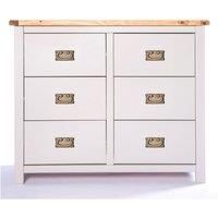 Argenta 6 Drawer Chest of Drawers Bras Drop Handle