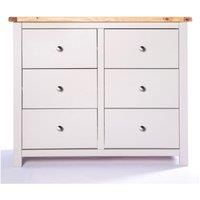 Argenta 6 Drawer Chest of Drawers Chrome Knob