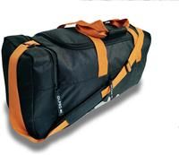OLPRO 40L Black Holdall with Hard Base and Showerproof Polyester, Shoulder Strap and Hand Straps, for Sports, Gym, Yoga, Swim