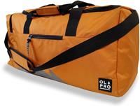 OLPRO 40L Orange Holdall with Hard Base and Showerproof Polyester, Shoulder Strap and Hand Straps, for Sports, Gym, Yoga, Swim
