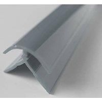 Wetwall Acrylic External Corner - Light Grey