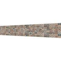 Splashwall Alloy Brown Moroccan Tile Mosaic Aluminium Splashback, (H)750mm (W)2440mm (T)4mm