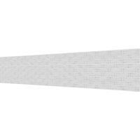 Splashwall Alloy White Cracked Tile Aluminium Splashback, (H)750mm (W)2440mm (T)4mm