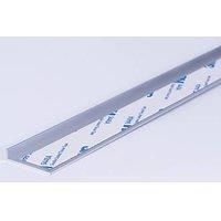 Splashwall Alloy Silver Aluminium Worktop End Cap (H)600mm