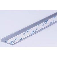 Splashwall Alloy Silver Aluminium Worktop End Cap (H)750mm