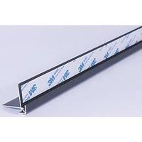 Splashwall Alloy Anthracite Aluminium Worktop Corner Joint (H)600mm