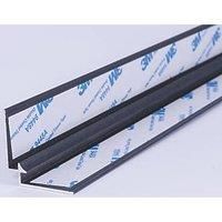 Splashwall Alloy Anthracite Aluminium Worktop Corner Joint (H)600mm