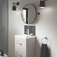 Splashwall Vanity Splashback Matt Brown 400mm x 250mm x 4mm (755KU)