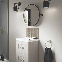 Splashwall Sovanna Vanity Splashback Matt Brown 400mm x 250mm x 4mm (118KU)