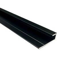 Mermaid Alloy Edge Profile 800mm - Matt Black