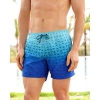 Oiler & Boiler Men's Agadir Regular Length Swim Short in Blue | Size: XL