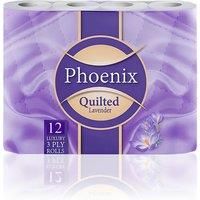 3-Ply Lavender Quilted Toilet Rolls - 12, 36, 60 Or 120 Pack!