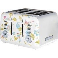 Laura Ashley VQSBT583WSUK Elveden 4 Slice Toaster - White