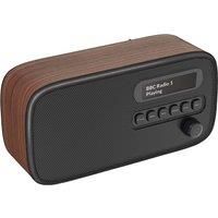 VQ Dexter Portable DAB/DAB+ & FM Digital Radio - Walnut