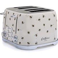 Cath Kidston 4 Slice Toaster by VQ,Stainless Steel,7 Browning Control - Bees