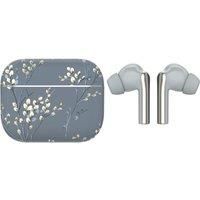 VQ Skylark TWS Wireless Earbuds - Earphones Wireless Bluetooth 5.3 with Enhanced Noise Cancelling (ENC) - Ear Buds with 10H Play Time & 45H Charging Case Backup - Laura Ashley Pussy Willow Grey