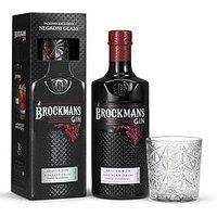 Brockmans Gin 70Cl And Negroni Glass Pack
