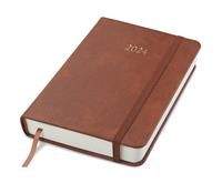 Wykeham/'s Executive Journal – 2024 Day Per Page Diary (Brown, A6)