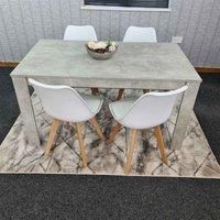 Dining Table Set with 4 Chairs Dining Room and Kitchen table set of 4