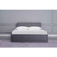 Kosy Koala Ottoman Storage Bed Grey 3Ft Single Fabric Wooden And 1 Mattress Bedroom