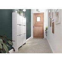 6-DRAWER SHOE CABINET RACK NARROW CUPBOARD STORAGE UNIT ORGANISER SHELF