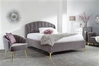 Pettine End Lift Ottoman Bed - Grey / King