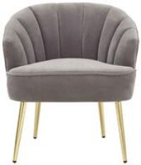 GFW Pettine Fabric Chair  Grey