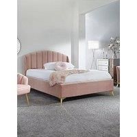 Gfw Pettine 135Cm End Lift Ottoman Bed With Sleepycastle Pocket Mattress - Bed Frame With Memory Mattress