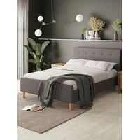 Gfw Asbourne King Bedframe With Sleepycastle Pocket Mattress - Bedframe + Premium Mattress