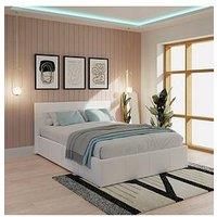 Gfw Odessa King Side Lift Ottoman With Sleepycastle Pocket Mattress - Bedframe + Standard Mattress
