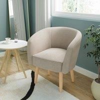 GFW FLORENCE BOUCLE CHAIR NATURAL STONE