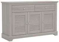 GFW Salcombe 3 Door 2 Drawer Sideboard - Grey