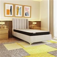 Sleepy Castle Bonnell Spring High Quality Durable Mattress 90cm Single White