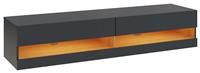 GFW Leon 150cm LED Wall TV Unit - Anthracite