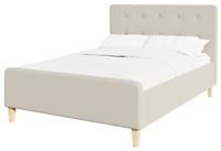 GFW Ashbourne Ottoman Storage Bed 150cm Natural