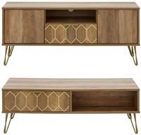 GFW Orleans 2 Piece Furniture Set - Mango Wood Effect