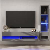 GFW Galicia 2 Piece Furniture Set with 120cm Unit - Grey