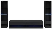 GFW Galicia 3 Piece Furniture Set with 150 cm - Black