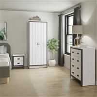 Gfw Boston 3 Piece Bedroom Set (2 Drw Bed, 4 Drwr Cht, 2 Robe)