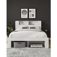 Gfw Anya 135Cm Wooden Ottoman Bed White - Bed Frame Only