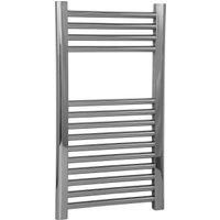 Flume Flat Ladder Towel Radiator 750mm x 400mm 682 BTU in Chrome