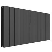 Kudox AluLite Aluminium Radiator 600 x 1230mm Textured in Black Steel