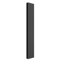 Kudox AluLite Aluminium Radiator 1800 x 280mm Textured in Black Steel
