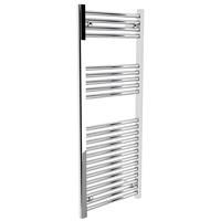 Flume 25mm Flat Ladder Towel Radiator 1200mm x 500mm 880 BTU in Chrome