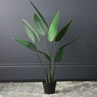 Scottish Everlastings Ltd Real Touch Bird of Paradise Tree 110cm, Green