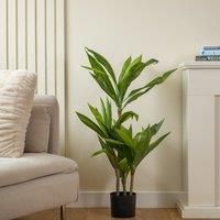 Scottish Everlastings Ltd Real Touch Draceana Tree 90cm, Green